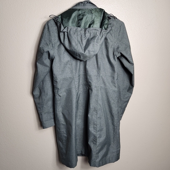 Eddie Bauer Womens Green Girl on the Go Waterproof Trench Coat-Size XS - Picture 10 of 10